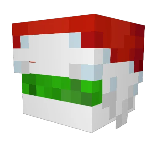 yxgiz Minecraft avatar head, 3D render