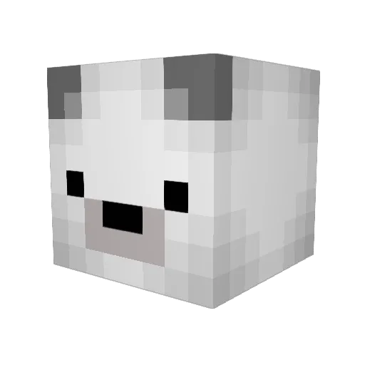 yxhm12 Minecraft avatar head, 3D render