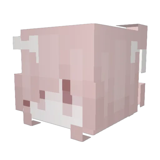 yxllowff Minecraft avatar head, 3D render