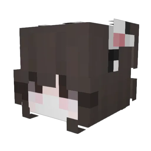 yxomai Minecraft avatar head, 3D render