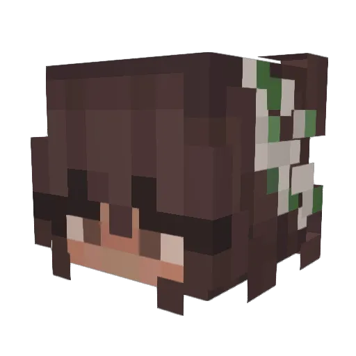 yxsway Minecraft avatar head, 3D render