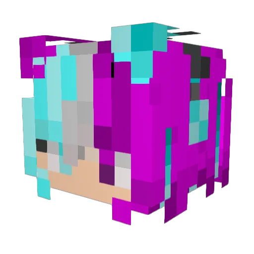 yxwn_cn Minecraft avatar head, 3D render