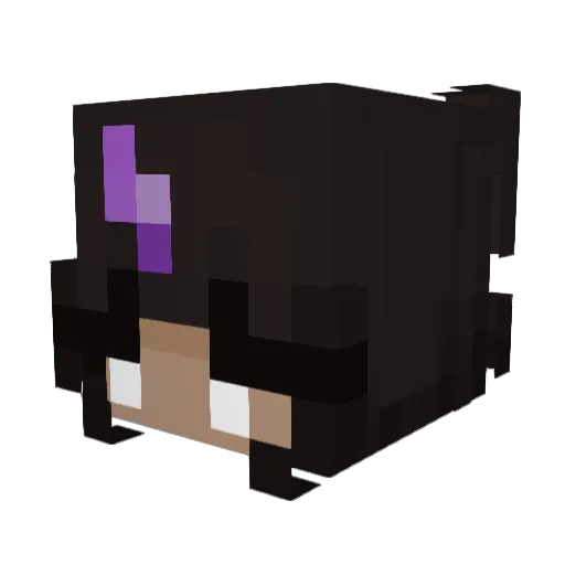 yyasz Minecraft avatar head, 3D render