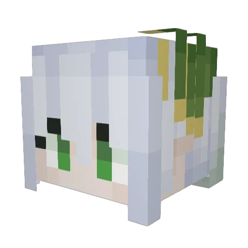 yyax615 Minecraft avatar head, 3D render