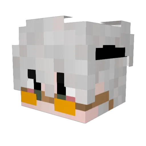 yyhulkpvpy Minecraft avatar head, 3D render