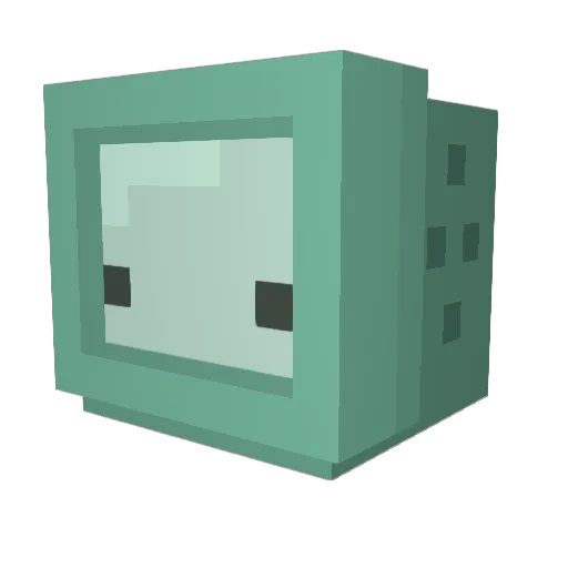 yyinngg Minecraft avatar head, 3D render