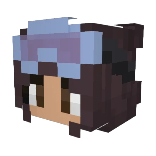 yyourdealer Minecraft avatar head, 3D render