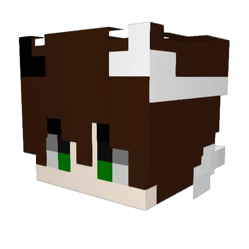 yytheandre Minecraft avatar head, 3D render