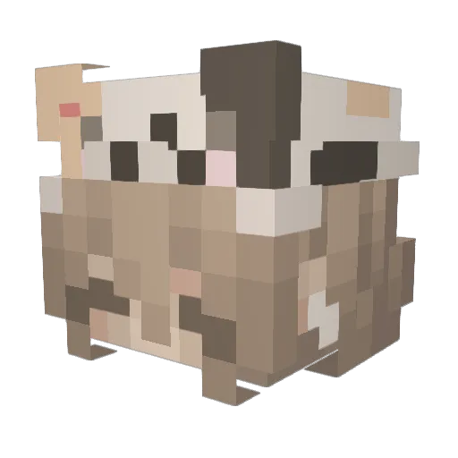 yyvnn Minecraft avatar head, 3D render