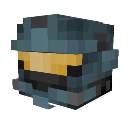 yyyyyyyye Minecraft avatar head, 3D render