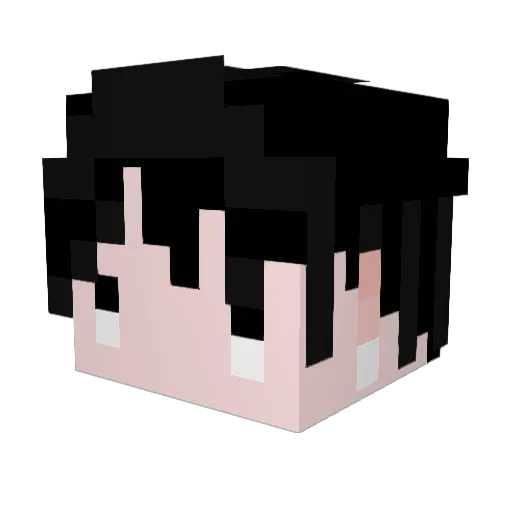 yz_yssac Minecraft avatar head, 3D render