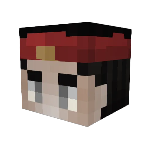 yzenintokyo Minecraft avatar head, 3D render
