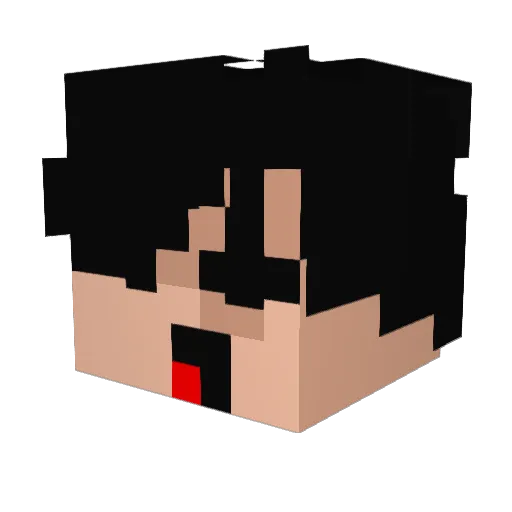 yzu_bruh Minecraft avatar head, 3D render
