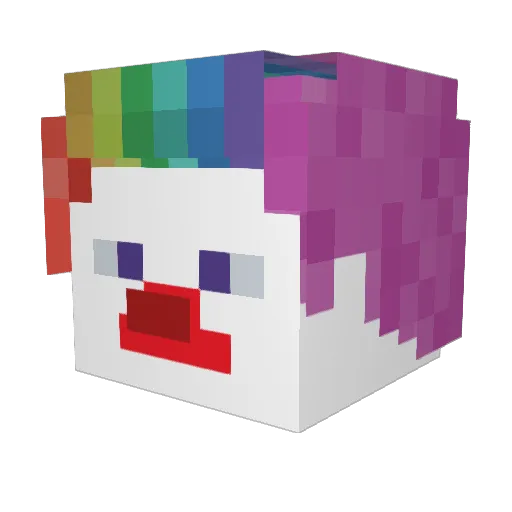 yzuni Minecraft avatar head, 3D render