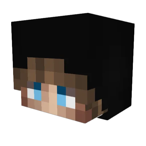 yzvn Minecraft avatar head, 3D render