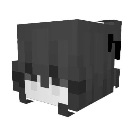 yzzak Minecraft avatar head, 3D render