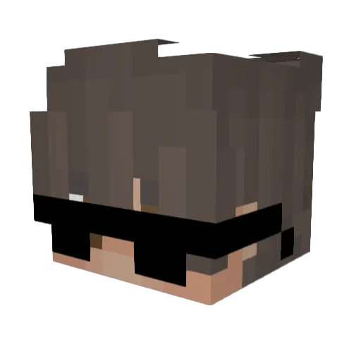 z00eek Minecraft avatar head, 3D render