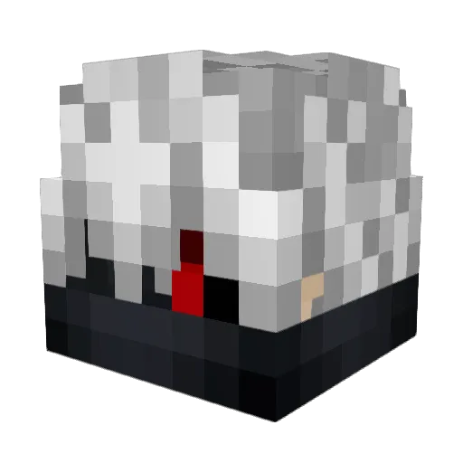 z0ba Minecraft avatar head, 3D render