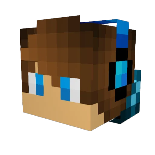z0bey2019 Minecraft avatar head, 3D render