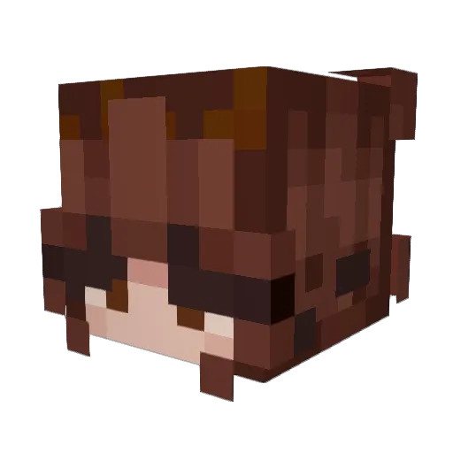 z0llec Minecraft avatar head, 3D render
