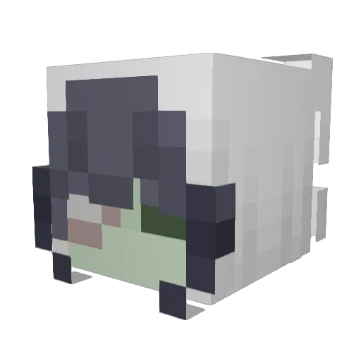 z0mb_zy Minecraft avatar head, 3D render