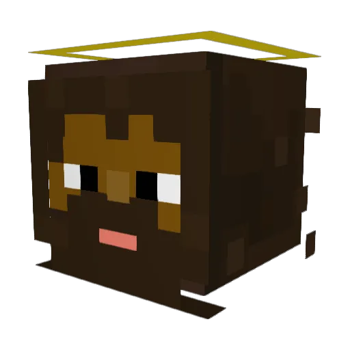 z0s3 Minecraft avatar head, 3D render