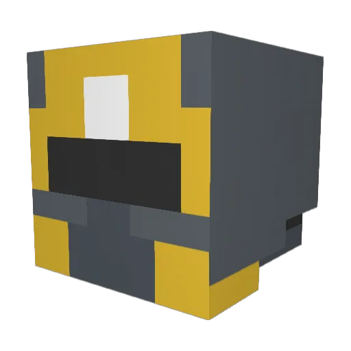 z0zzyz Minecraft avatar head, 3D render