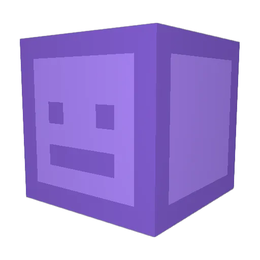 z1248 Minecraft avatar head, 3D render