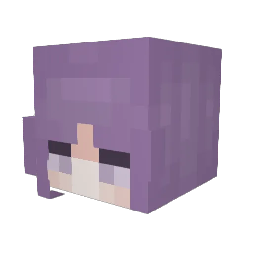 z1al0 Minecraft avatar head, 3D render