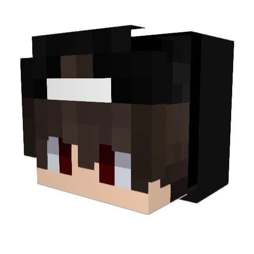 z1keyoff Minecraft avatar head, 3D render