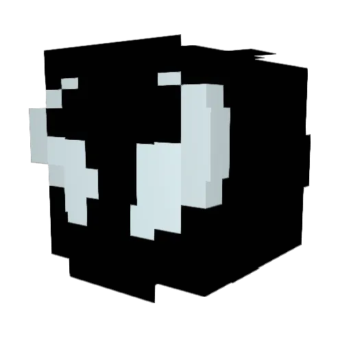 z1kzy Minecraft avatar head, 3D render