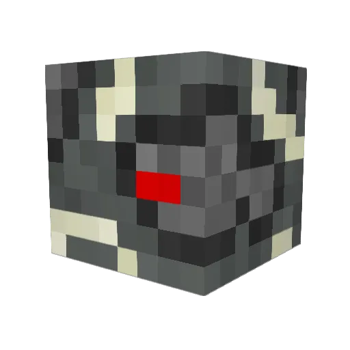 z22aac1 Minecraft avatar head, 3D render