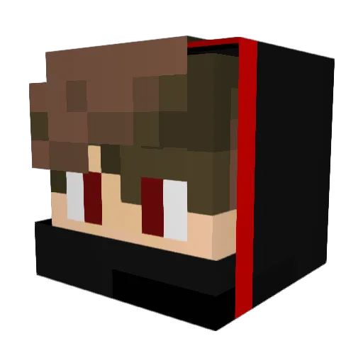 z3bble Minecraft avatar head, 3D render