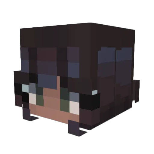 z3ez Minecraft avatar head, 3D render