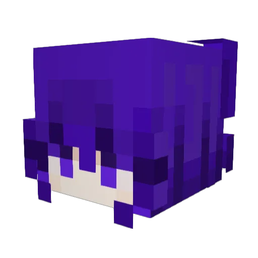 z3ler1s Minecraft avatar head, 3D render