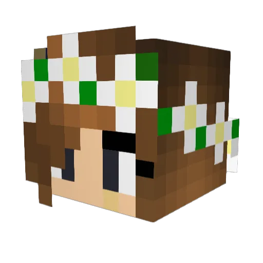 z3milee Minecraft avatar head, 3D render