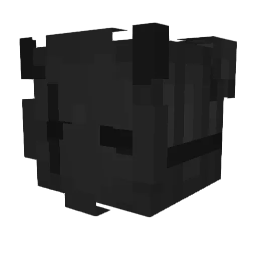 z3o Minecraft avatar head, 3D render