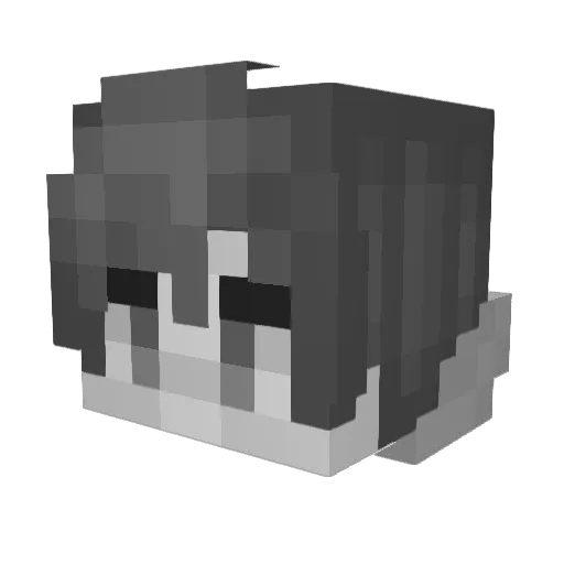 z3roxeh Minecraft avatar head, 3D render
