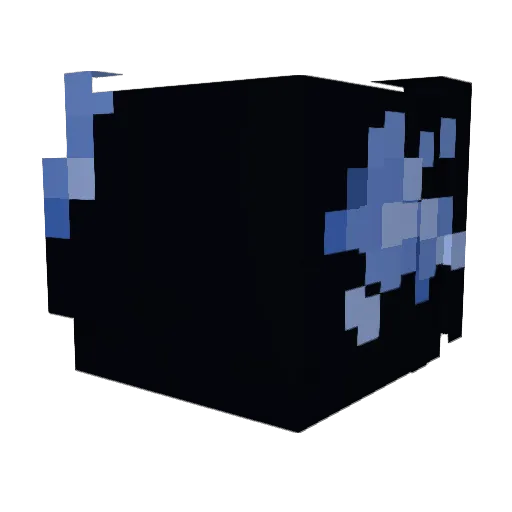 z3tr Minecraft avatar head, 3D render