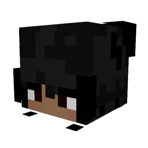 z4i4n4 Minecraft avatar head, 3D render