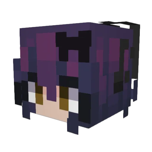 z4kharr Minecraft avatar head, 3D render