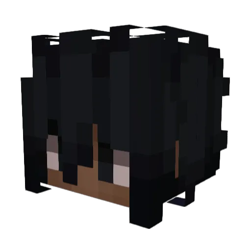 z4p Minecraft avatar head, 3D render