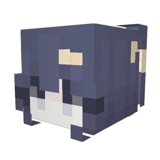 z4yyan Minecraft avatar head, 3D render