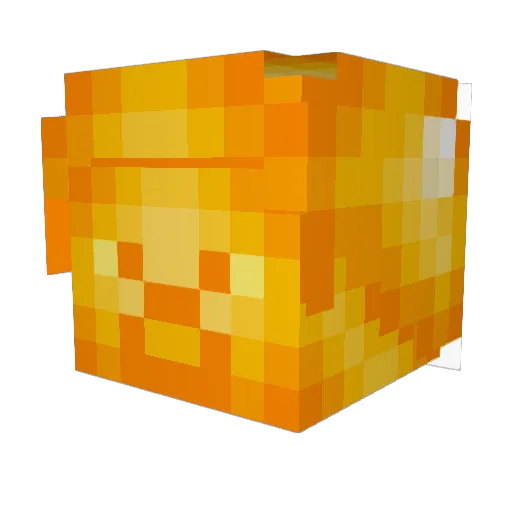 z717 Minecraft avatar head, 3D render