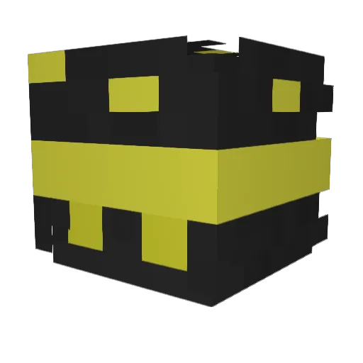 z75z Minecraft avatar head, 3D render