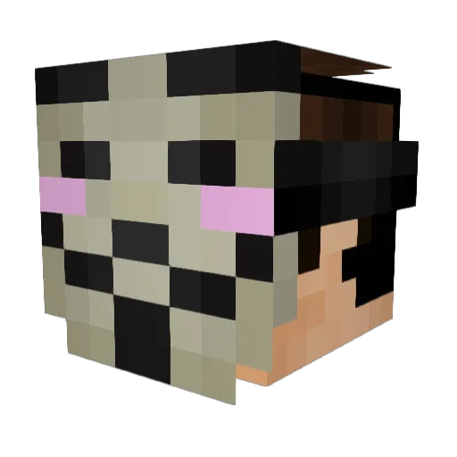 z7c Minecraft avatar head, 3D render