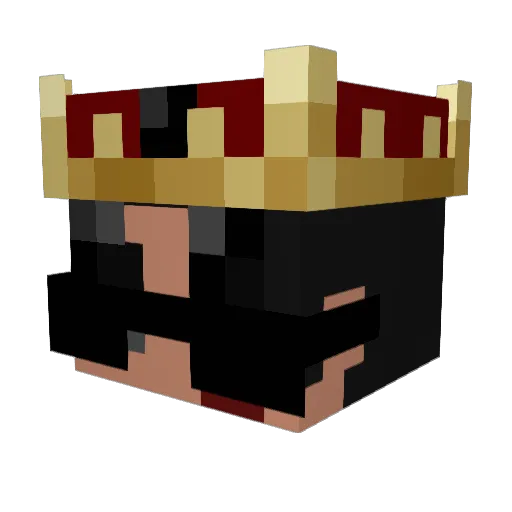 z8m Minecraft avatar head, 3D render