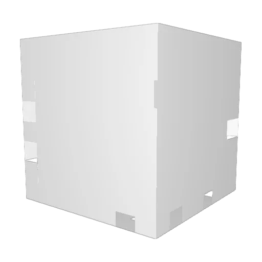 z9rly Minecraft avatar head, 3D render