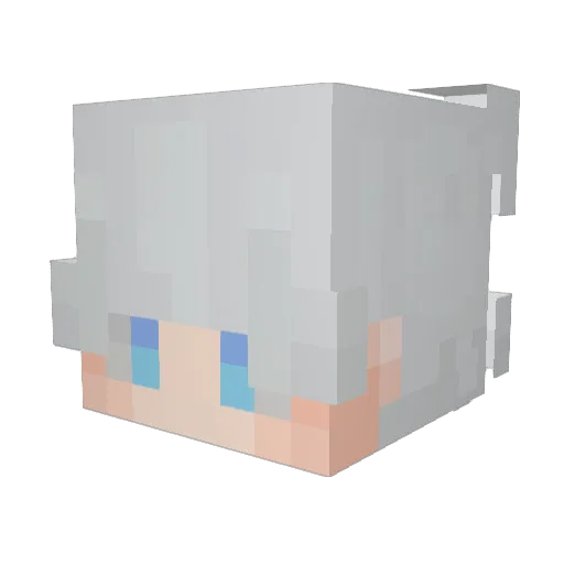 z9tr Minecraft avatar head, 3D render
