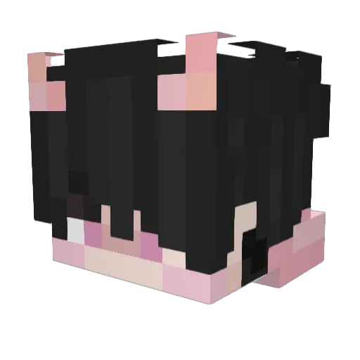 zANX13TY___ Minecraft avatar head, 3D render